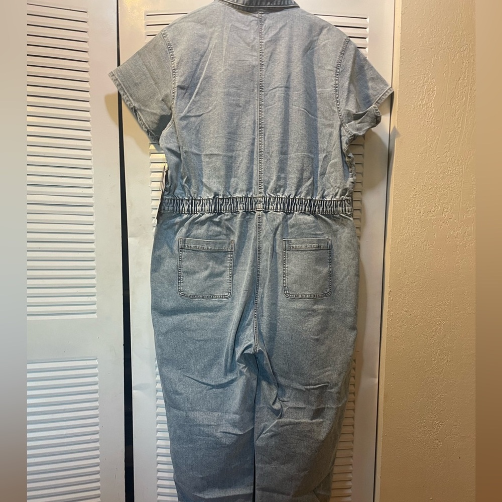 Celebrity Pink Denim Porkchop Boilersuit - image 1